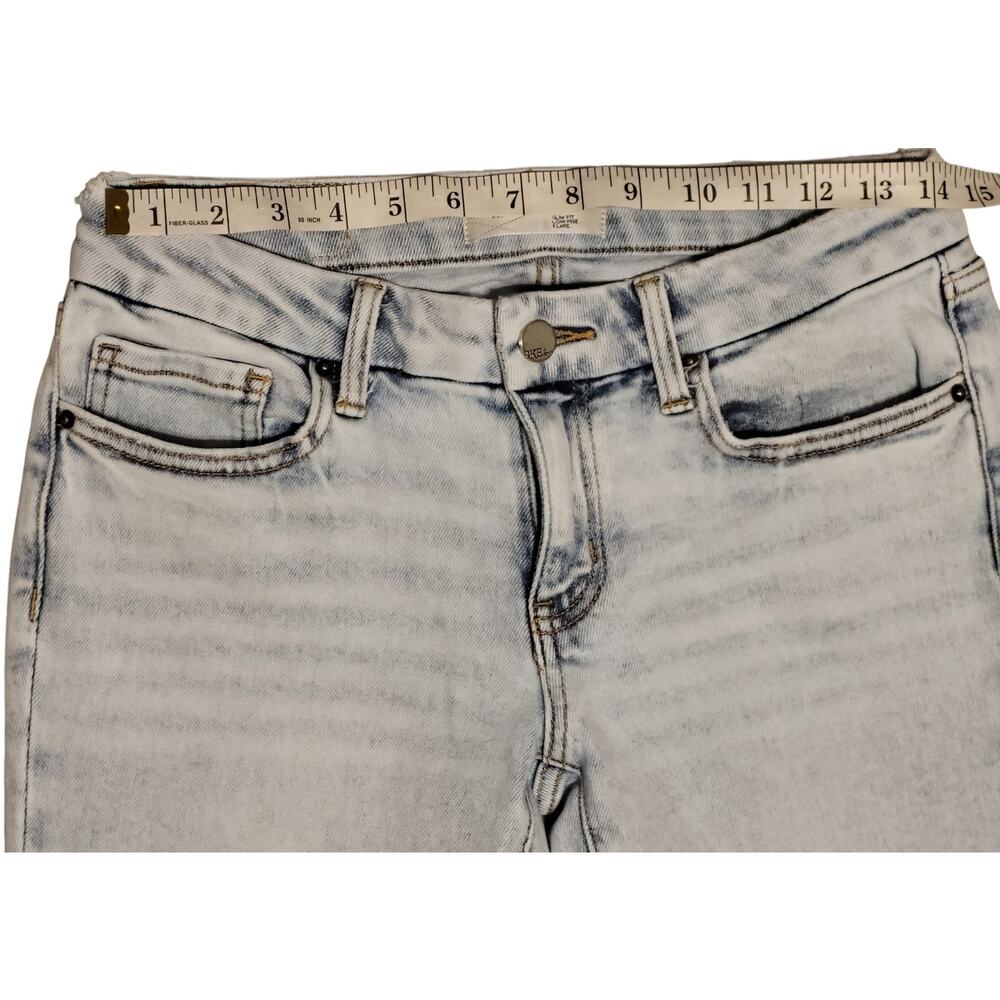 BKE Women's Stella Slim Fit Low-Rise Flare Stretch Jeans Tag 28x32 Actual 28x31 - Picture 3 of 12